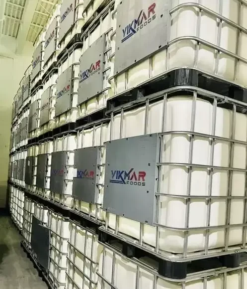 Warehouse storage and handling area pictured by Vikmar Foods