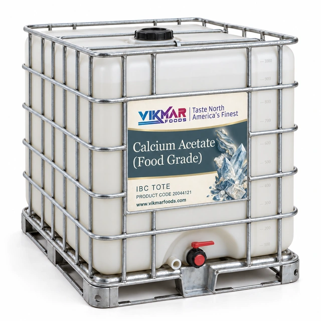 Calcium Acetate (Food Grade) — IBC tote