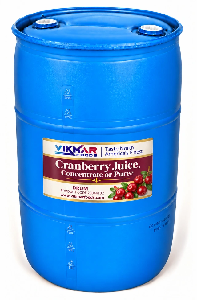 Cranberry Juice, Concentrate or Puree — Drum