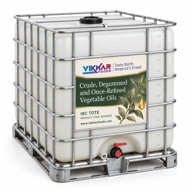 Crude, Degummed and Once-Refined Vegetable Oils — IBC tote