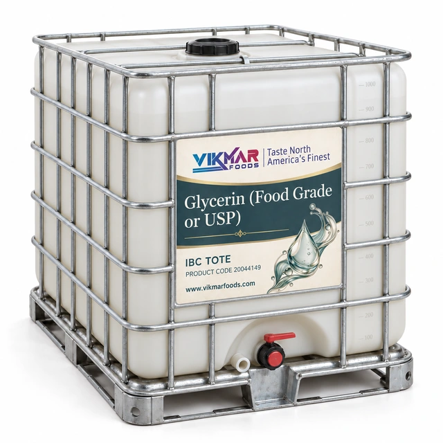 Glycerin (Food Grade or USP) — IBC tote
