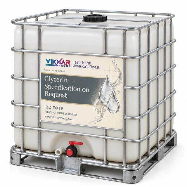 Glycerin — Specification on Request — IBC tote