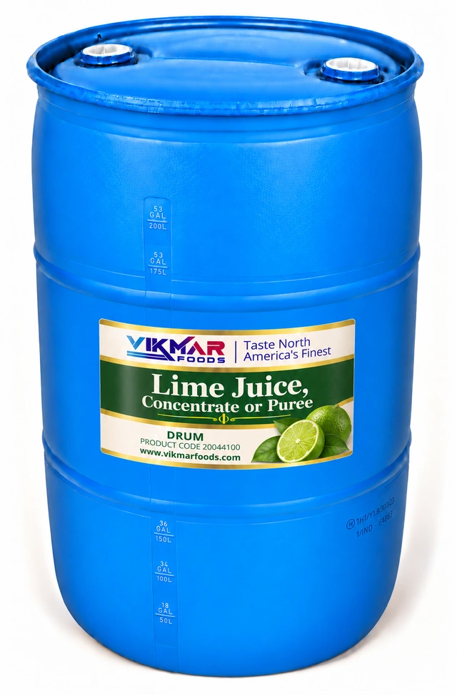 Lime Juice, Concentrate or Puree — Drum