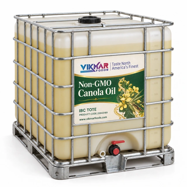 Vikmar Foods Non-GMO Canola Oil - Bulk · IBC tote packaging concept