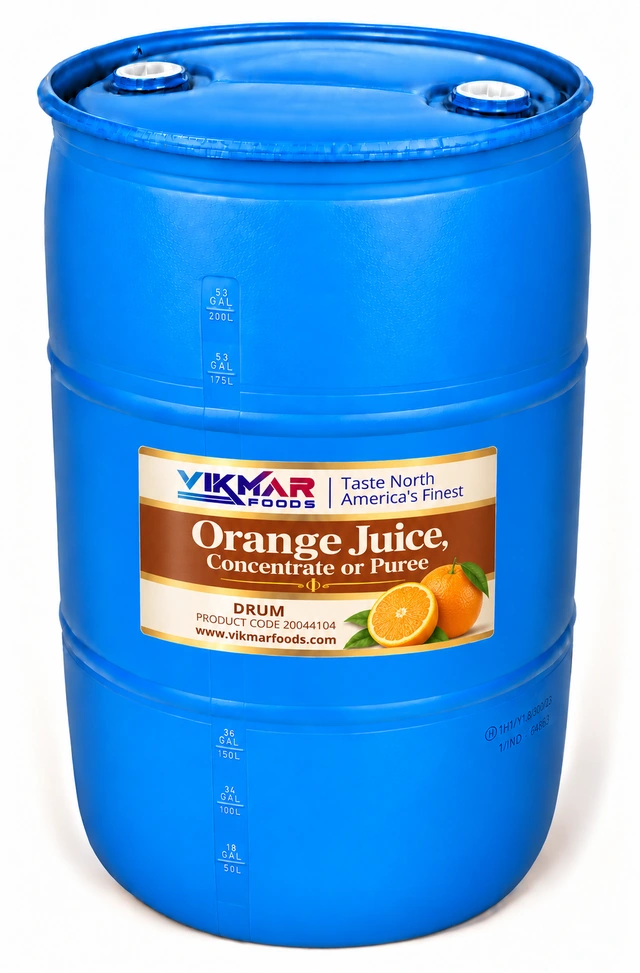 Orange Juice, Concentrate or Puree — Drum