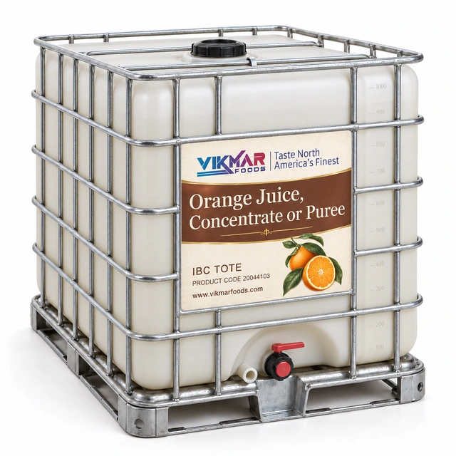 Orange Juice, Concentrate or Puree — IBC tote