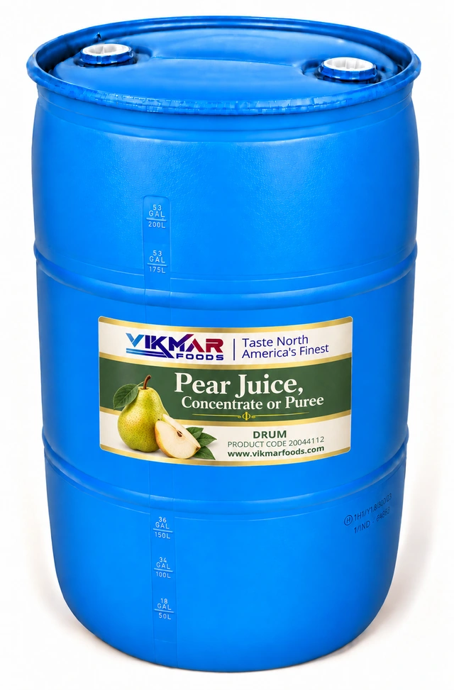 Pear Juice, Concentrate or Puree — Drum