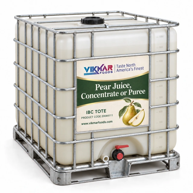 Pear Juice, Concentrate or Puree — IBC tote
