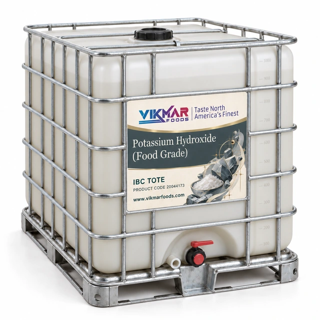 Potassium Hydroxide (Food Grade) — IBC tote