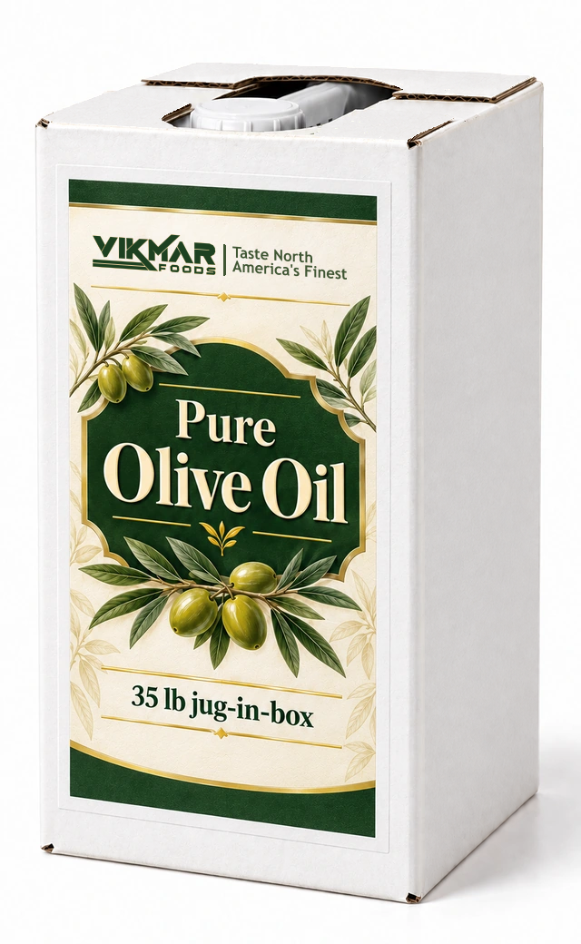 Pure Olive Oil — 35 lb jug-in-box