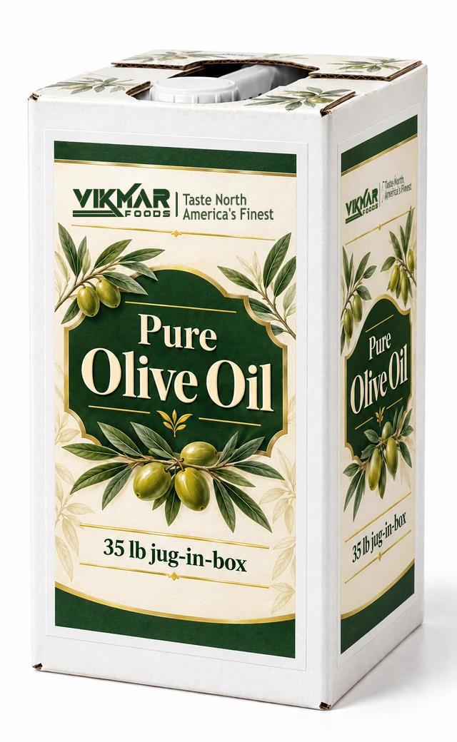 Pure Olive Oil — 35 lb jug-in-box