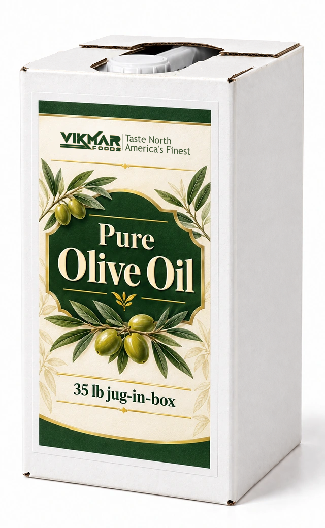 Pure Olive Oil — 35 lb jug-in-box