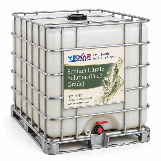 Sodium Citrate Solution (Food Grade) — IBC tote