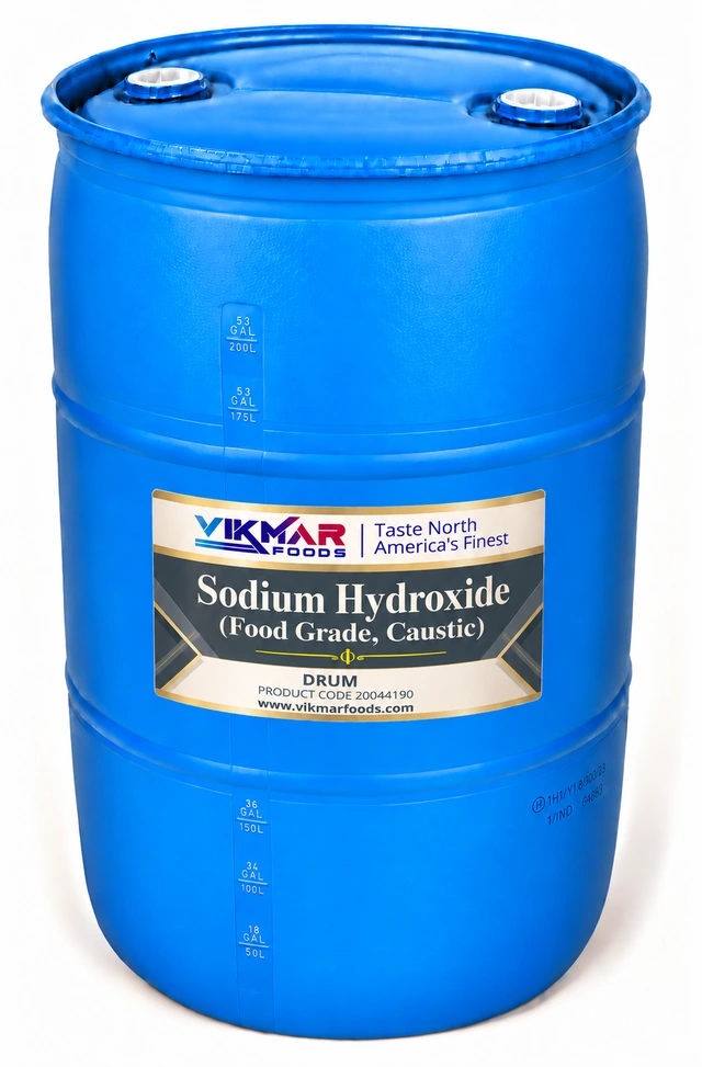 Sodium Hydroxide (Food Grade, Caustic) — Drum