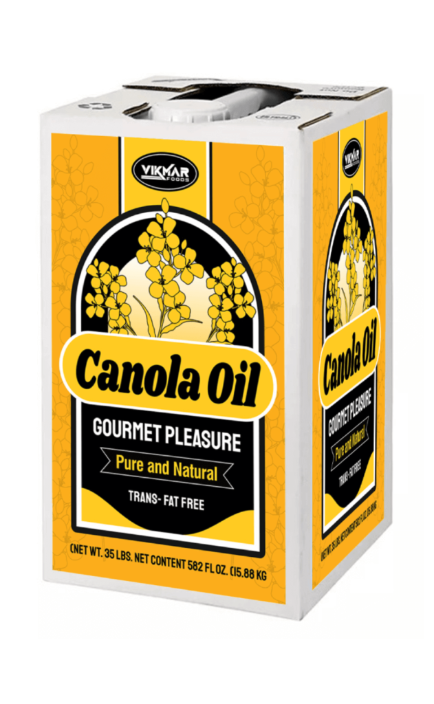 Canola Oil 35 lb Vikmar Foods Canada Bulk Canola Oil in IBC Totes