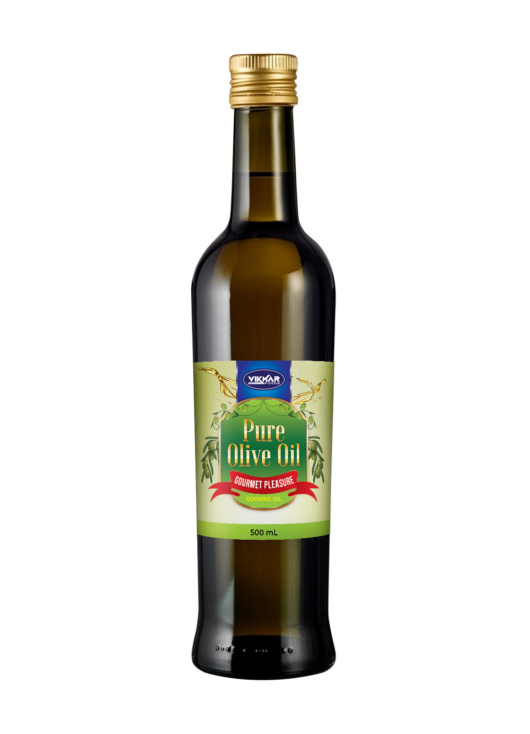 Pure Olive Oil label 500ml
