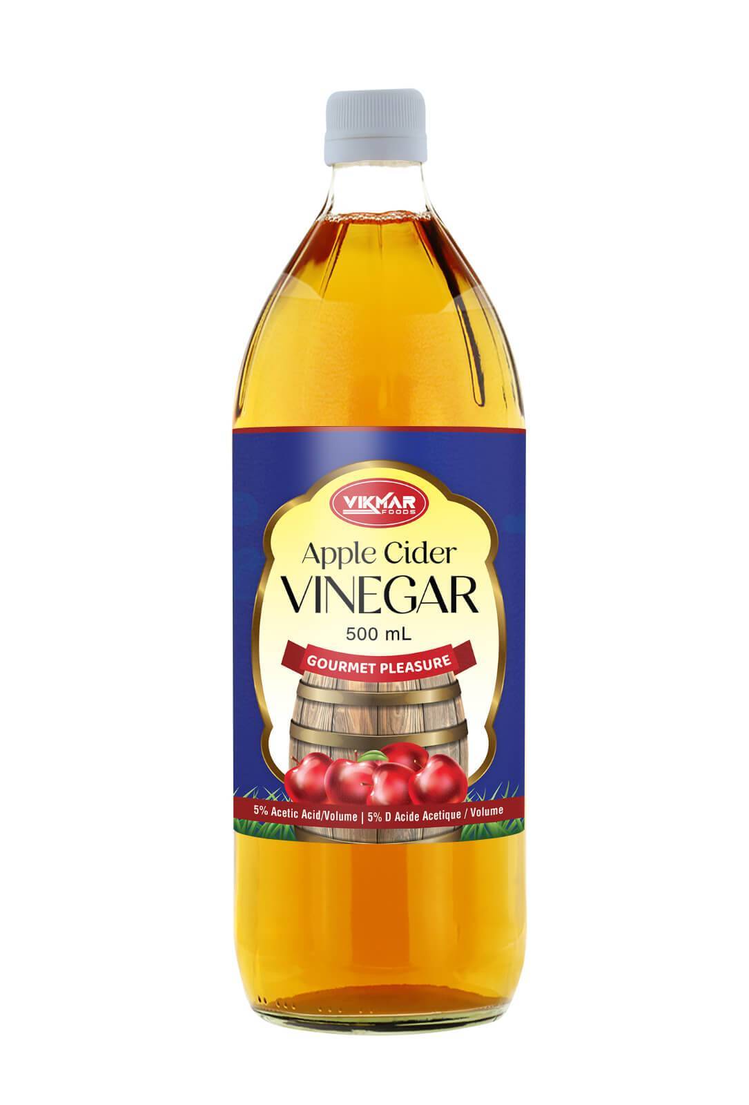 Apple Cider Vinegar – 473ml – Vikmar Foods Canada | Retail, Oil Totes